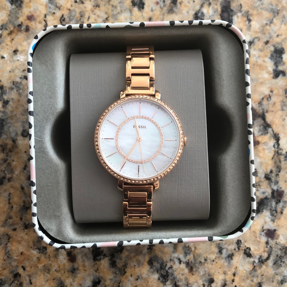 Fossil Rose Gold Watch 💖